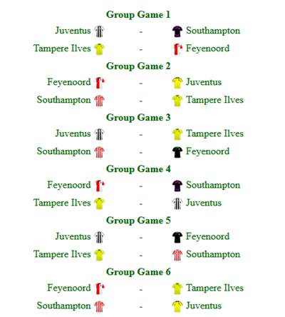 Group 5 Results